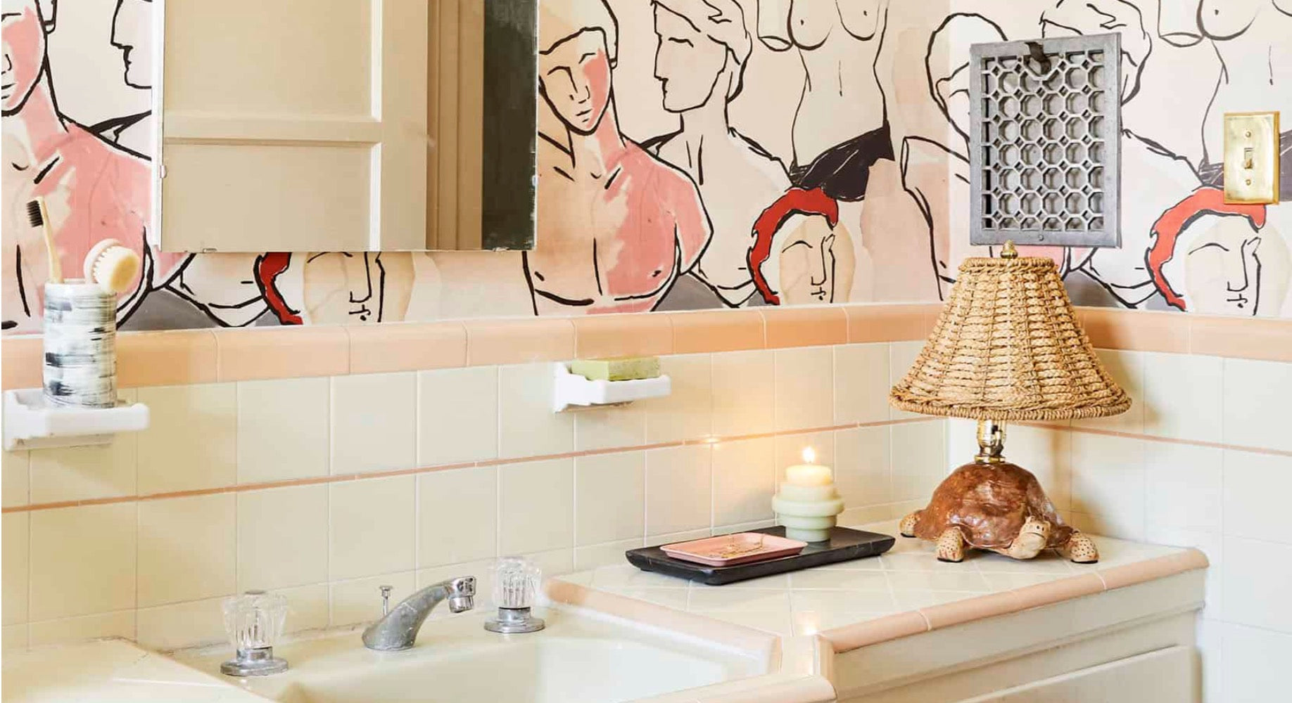 Rental Friendly Bathroom Makeover Hacks
