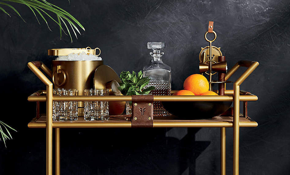 How to Stock + Style Your Bar Cart