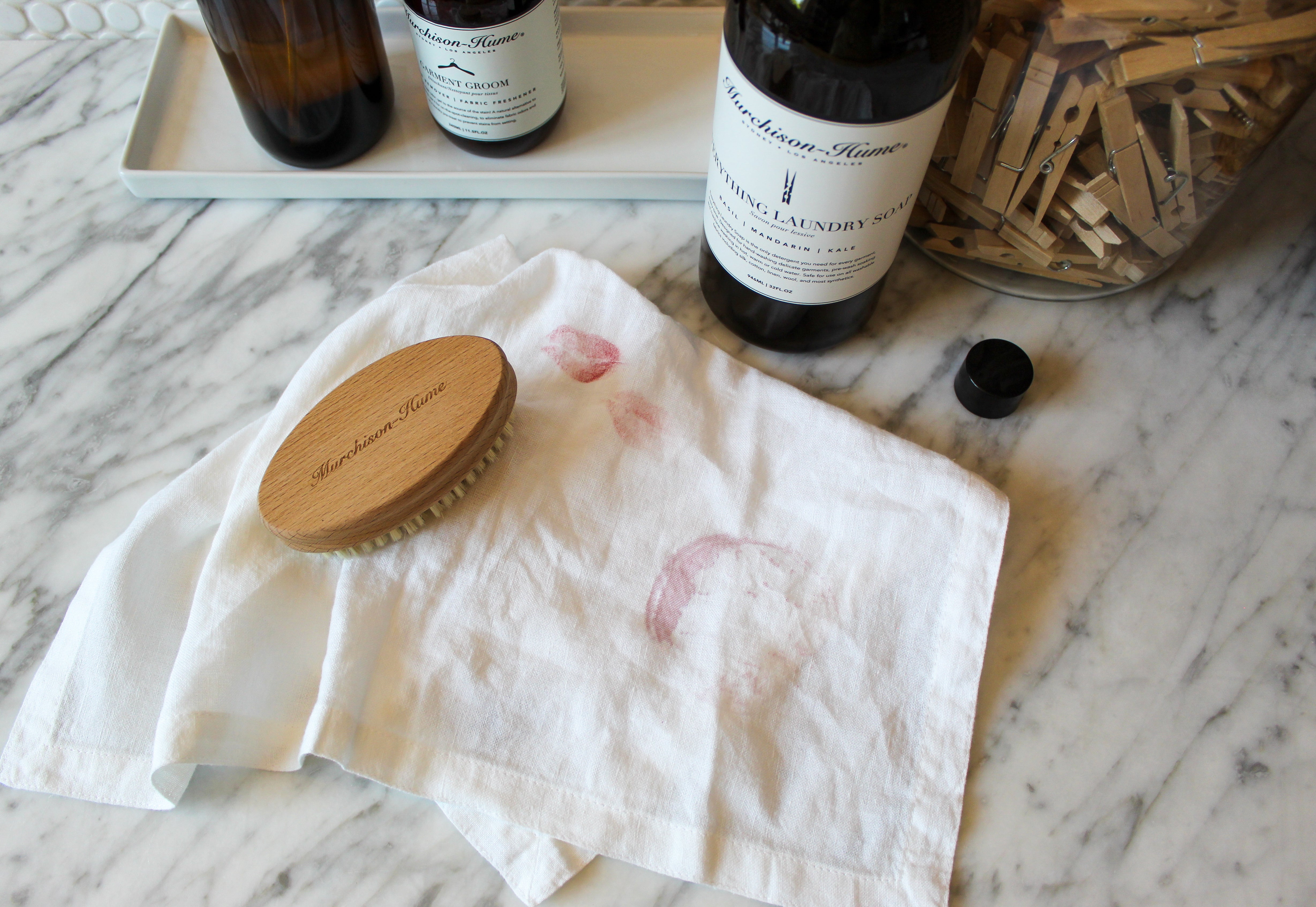 How to Remove Stains with a Laundry Brush