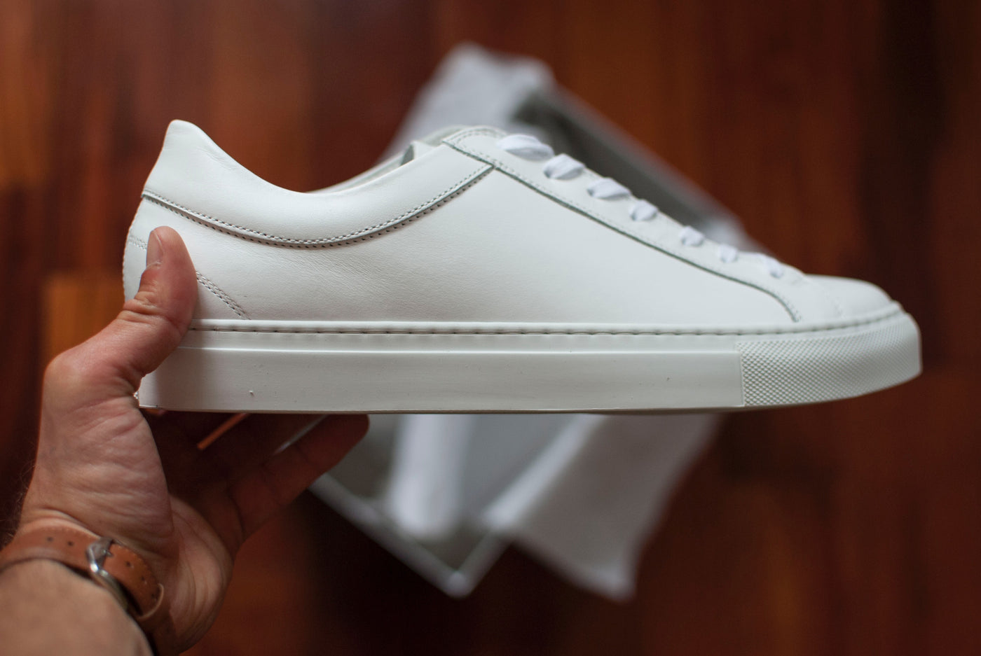 Keeping White Sneakers White