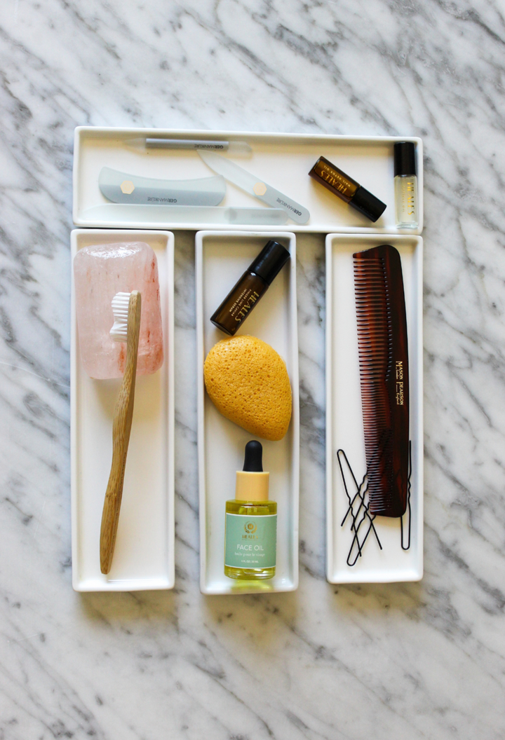 Heales Gift Bundle | Vanity Tray + Konjac Sponge