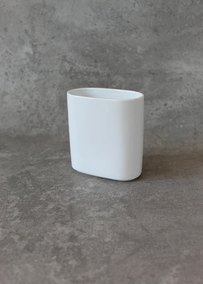 Deco Oval Ceramic Brush Caddy