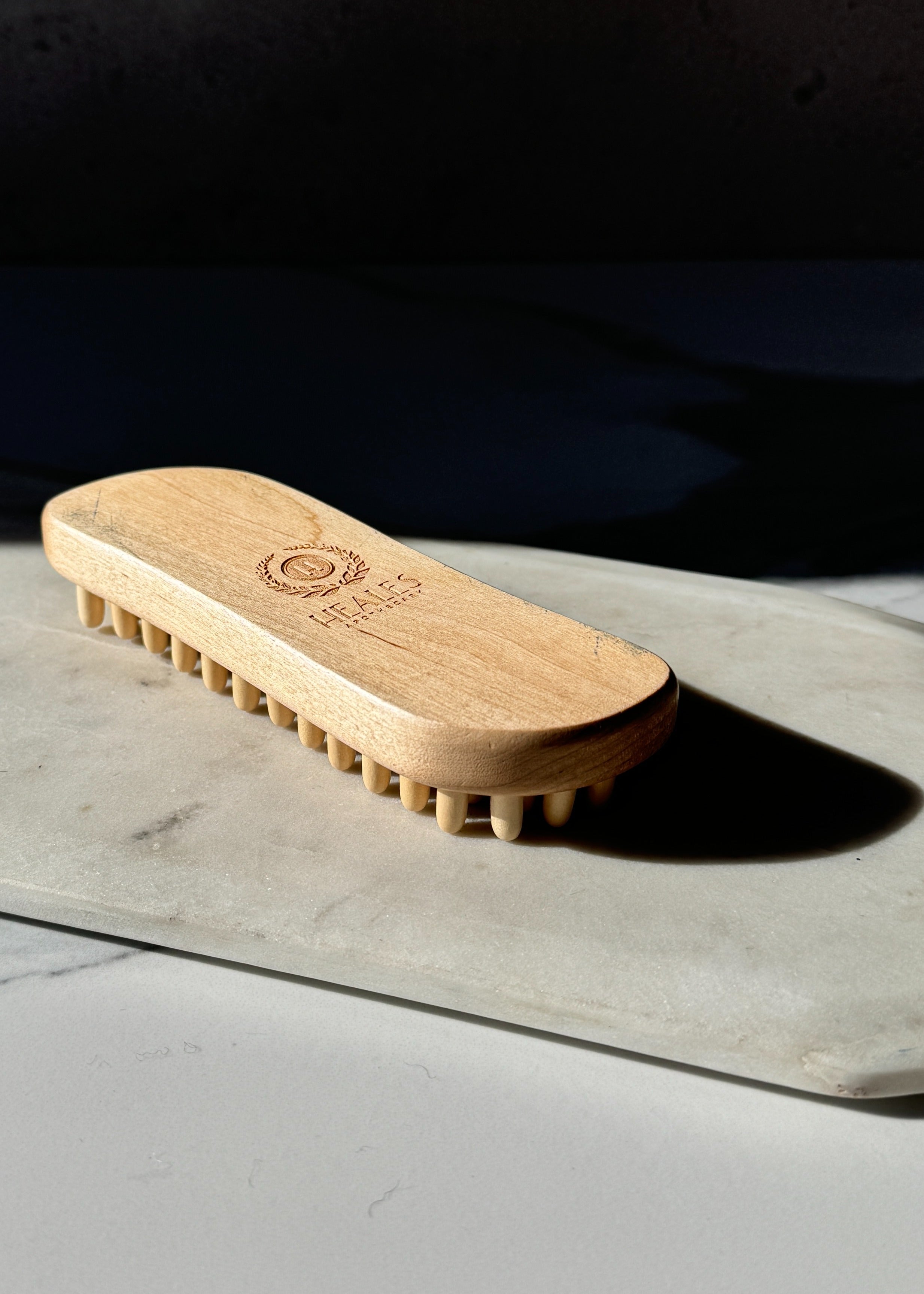 Heales Fascia Brush | Sustainable Wooden Massage Tool – Murchison