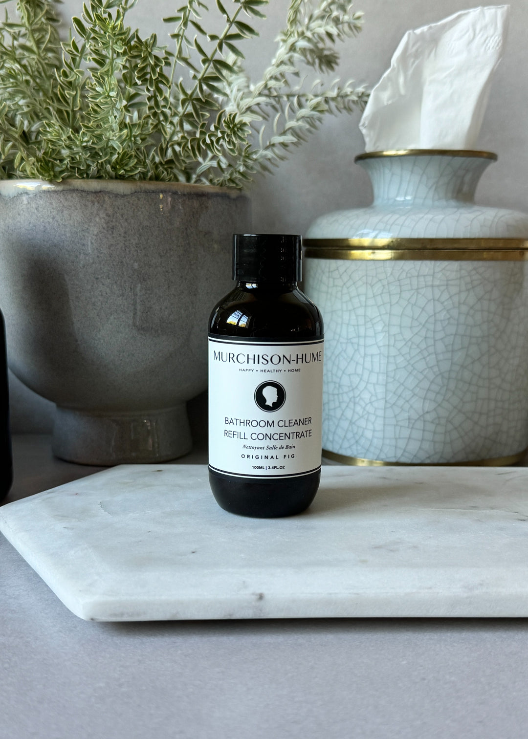 Bathroom Cleaner Refill Concentrate in Original Fig scent - natural non-toxic bathroom cleaning refill