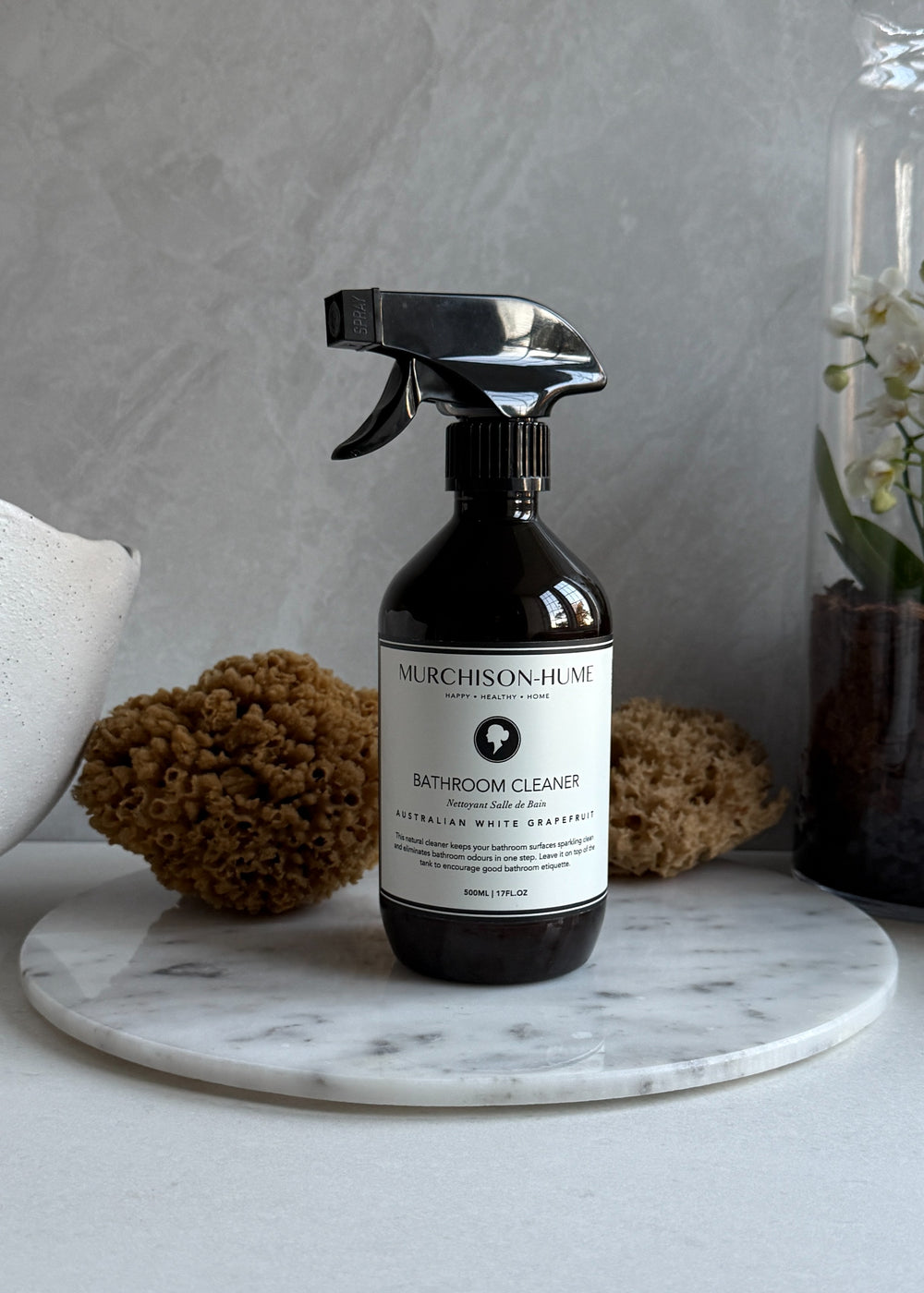 Bathroom Cleaner in Australian White Grapefruit scent - natural eco-friendly spray for tubs, showers and toilets