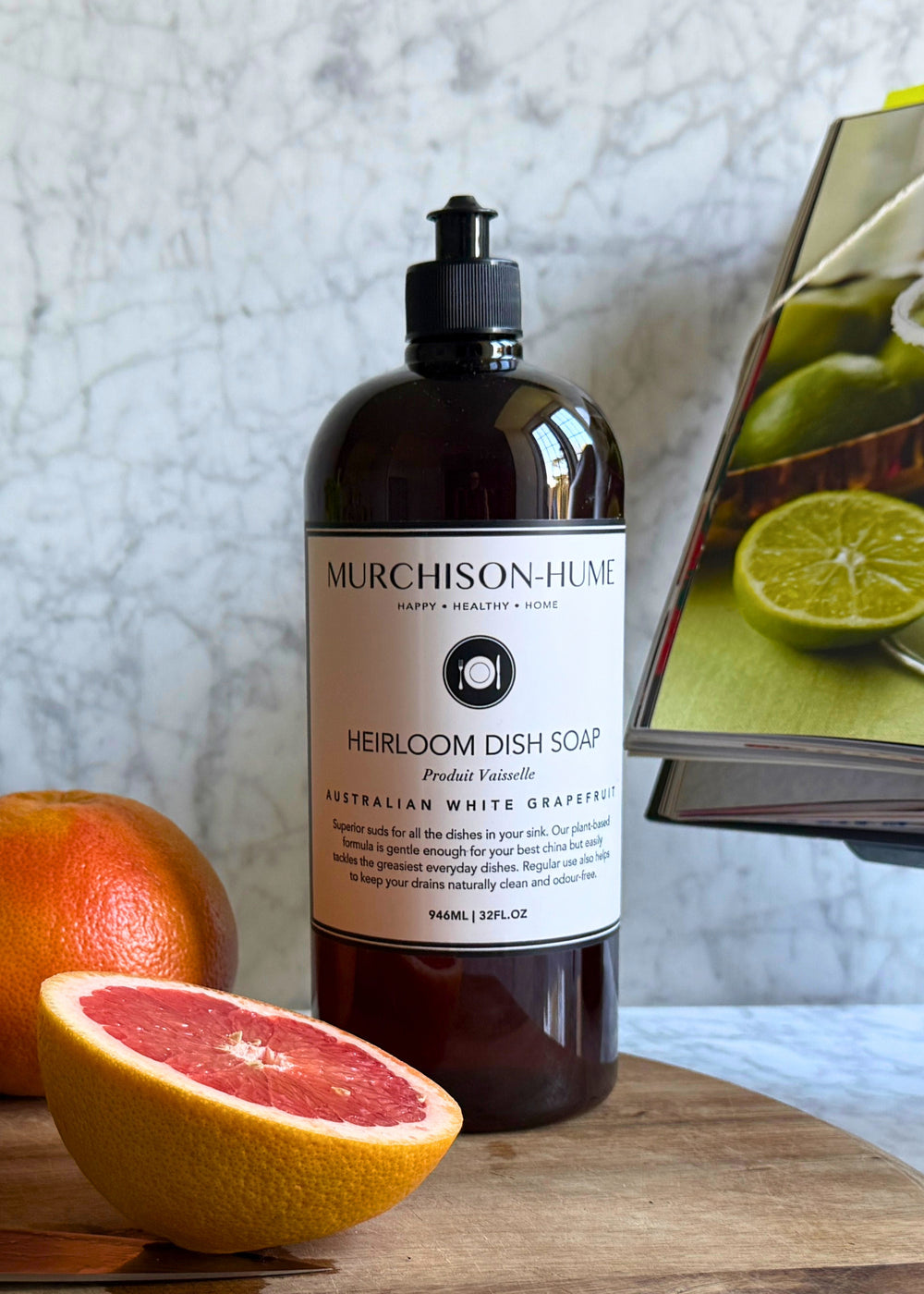 Heirloom Dish Soap Refill bottle in 32oz size for eco-friendly zero-waste dishwashing