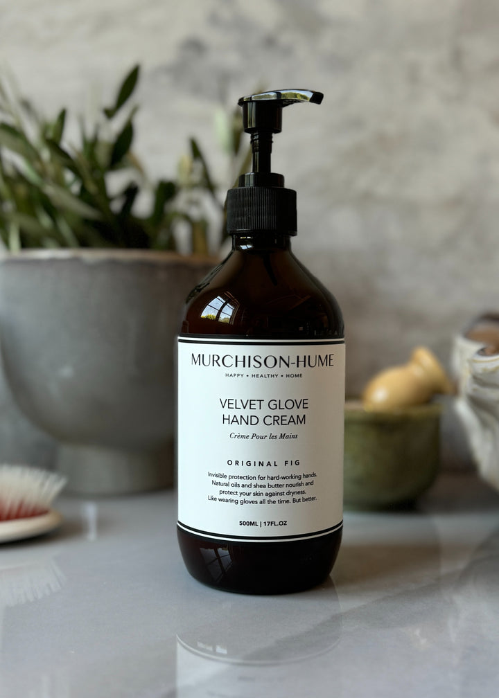 Velvet Glove Hand Cream with shea butter and natural oils for deeply hydrating hand care