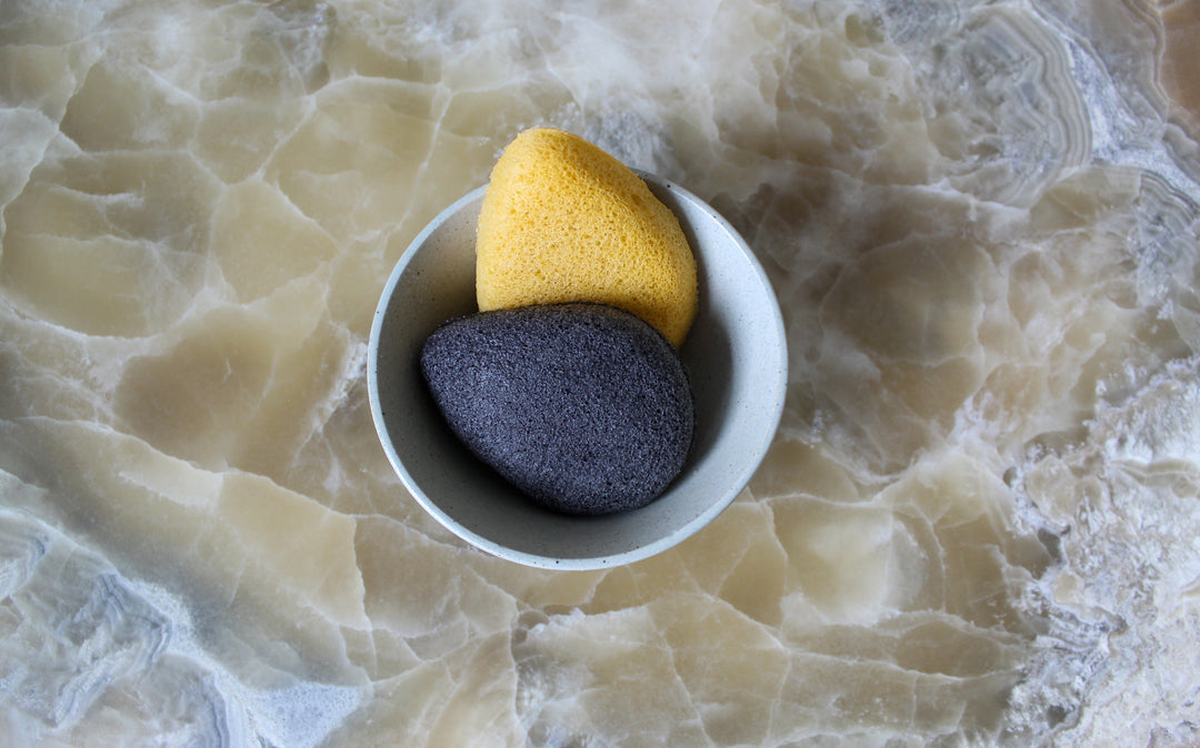 Heales Gift Bundle | Vanity Tray + Konjac Sponge
