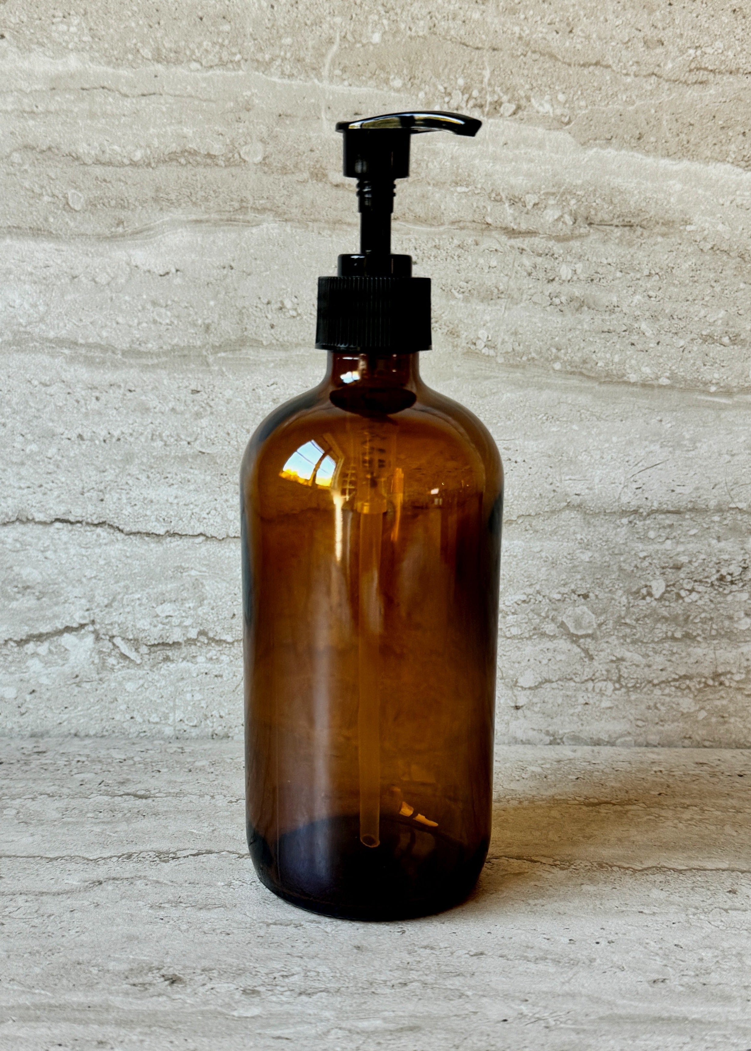 Beaupretty 500ml Amber PET Sprühflasche – Mehrwegflasche Für ätherische Öle, DIY & Reise